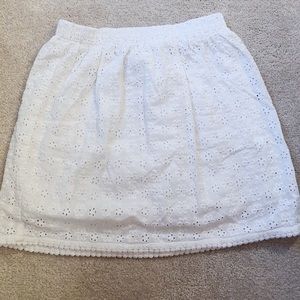 Girls White Vineyard Vines Skirt